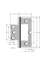 FAST FIX STAINLESS HINGES - Image 3