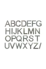 ELEMENTS ADHESIVE MODERN LETTERS -  76mm - 5371
