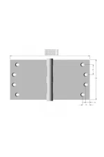STAINLESS STEEL WIDE THROW HINGES - Image 2