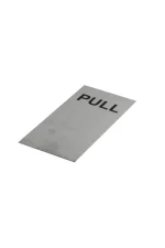 JAECO STAINLESS STEEL DOOR SIGNS - 200X100 - Image 2