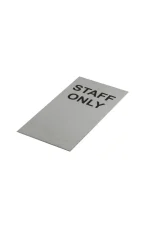 JAECO STAINLESS STEEL DOOR SIGNS - 200X100 - Image 4