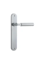 Berlin-12266-Brushed-Chrome-Oval-Backplate-Lever