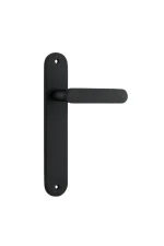 Bronte-12764-Matt-Black-Oval-Backplate-Lever