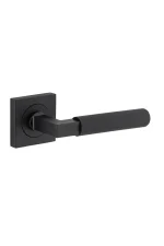 Brunswick-0423-Matt-Black-Square-Rose-Lever