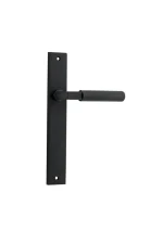 Brunswick-12752-Matt-Black-Rectangular-Backplate-Lever