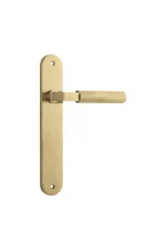 Brunswick-16268-Brushed-Gold-PVD-Oval-Backplate-Lever