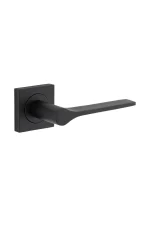 Como-0433-Matt-Black-Square-Rose-Lever