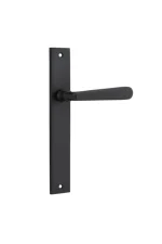 Copenhagen-12872-Matt-Black-Rectangular-Backplate-Lever