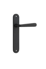 Copenhagen-12876-Matt-BlackOval-Backplate-Lever