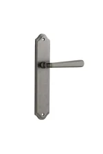 Copenhagen-13874-Distressed-Nickel-Shouldered-Backplate-Lever