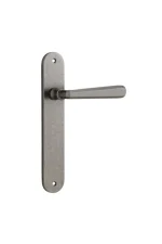 Copenhagen-13876-Distressed-Nickel-Oval-Backplate-Lever.