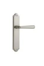 Copenhagen-14874-Satin-Nickel-Shouldered-Backplate-Lever