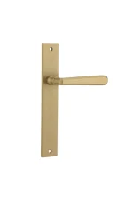 Copenhagen-15372-Brushed-Brass-Rectangular-Backplate-Lever