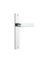 Osaka-11860-Polished-Chrome-Rectangular-Backplate-Lever