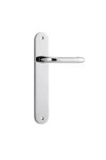 Oslo-11846-Polished-Chrome-Oval-Backplate-Lever