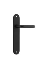Oslo-12846-Matt-Black-Oval-Backplate-Lever