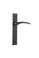 Oxford-12704-Matt-Black-Rectangular-Backplate-Lever