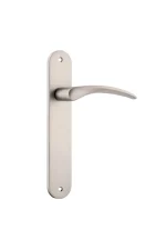 Oxford-14728-Satin-Nickel-Oval-Backplate-Lever.