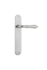 Sarlat-12224-Brushed-Chrome-Oval-Backplate-Lever