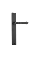 Sarlat-12700-Matt-Black-Rectangular-Backplate-Lever
