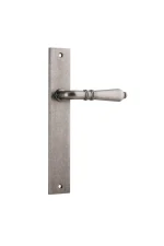 Sarlat-13700-Distressed-Nickel-Rectangular-Backplate-Lever