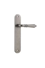 Sarlat-13724-Distressed-Nickel-Oval-Backplate-Lever