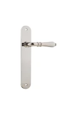 Sarlat-14224-Polished-Nickel-Oval-Backplate-Lever