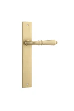 Sarlat-15200-Brushed-Brass-Rectangular-Backplate-Lever