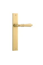 Sarlat-16200-Brushed-Gold-PVD-Rectangular-Backplate-Lever