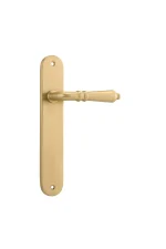 Sarlat-16224-Brushed-Gold-PVD-Oval-Backplate-Lever