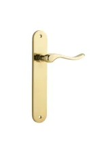 Stirling-10424-Polished-Brass-Oval-Backplate-Lever