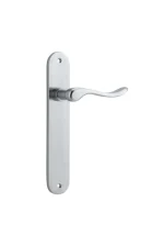Stirling-12424-Brushed-Chrome-Oval-Backplate-Lever