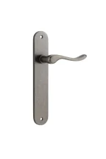 Stirling-13924-Distressed-Nickel-Oval-Backplate-Lever