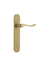 Stirling-15424-Brushed-Brass-Oval-Backplate-Lever.