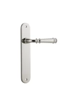 Verona-114230-Polished-Nickel-Oval-Backplate-Lever