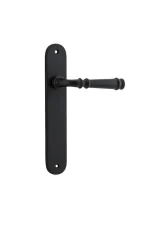 Verona-12730-Matt-Black-Oval-Backplate-Lever