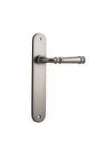 Verona-14730-Satin-Nickel-Oval-Backplate-Lever