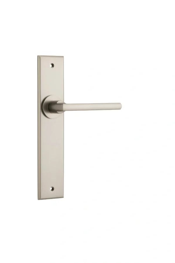 Baltimore-14782-Satin-Nickel-Chamfered-Backplate-Lever