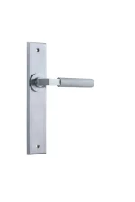 Brunswick-12296-Brushed-Chrome-Chamfered-Backplate-Lever