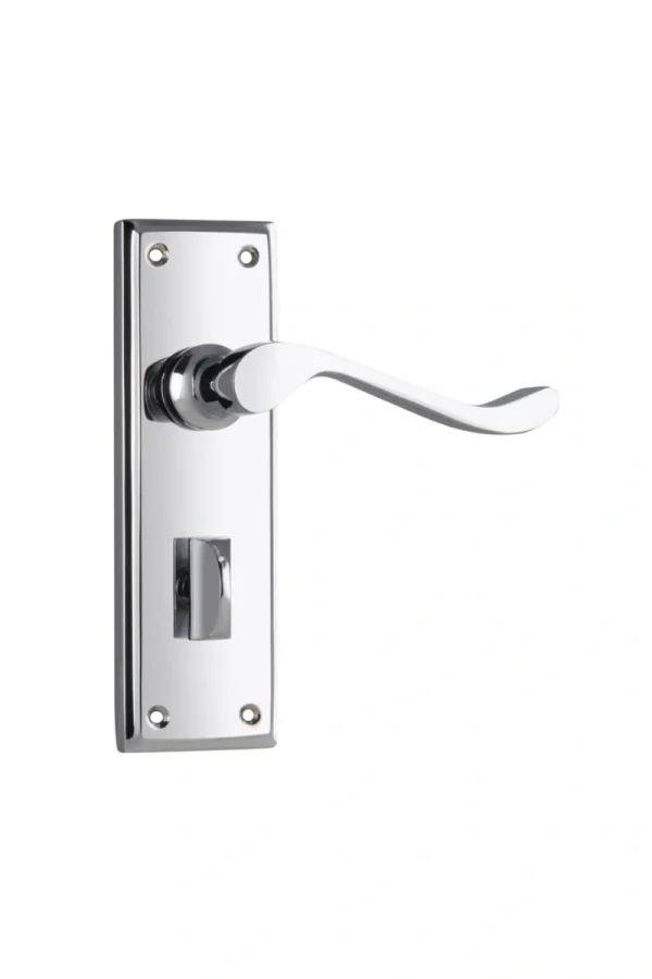 Camden-0876P-Chrome-Plated-Long-Backplate-Lever-Privacy.