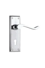 Camden-0877-Chrome-Plated-Long-Backplate-Lever-Skeleton
