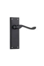 Camden-9618-Matt-Black-Long-Backplate-Lever-Passage