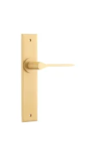 Como-15258-Brushed-Brass-Chamfered-Backplate-Lever