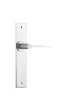 Como-12258-Brushed-Chrome-Chamfered-Backplate-Lever.