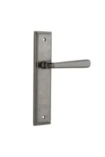 Copenhagen-13878-Distressed-Nickel-Stepped-Backplate-Lever
