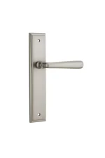 Copenhagen-14878-Satin-Nickel-Stepped-Backplate-Lever