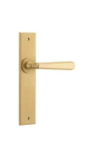 Copenhagen-15380-Brushed-Brass-Chamfered-Backplate-Lever