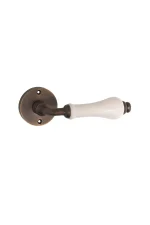 Exeter-0837-Antique-Brass-Lever-Round-Rose