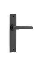 Helsinki-12904-Matt-Black-Chamfered-Backplate-Lever.