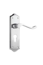 Henley-21596E-Satin-Chrome-Long-Backplate-Lever-Euro.
